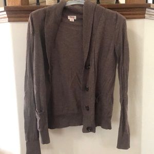 Brown cardigan